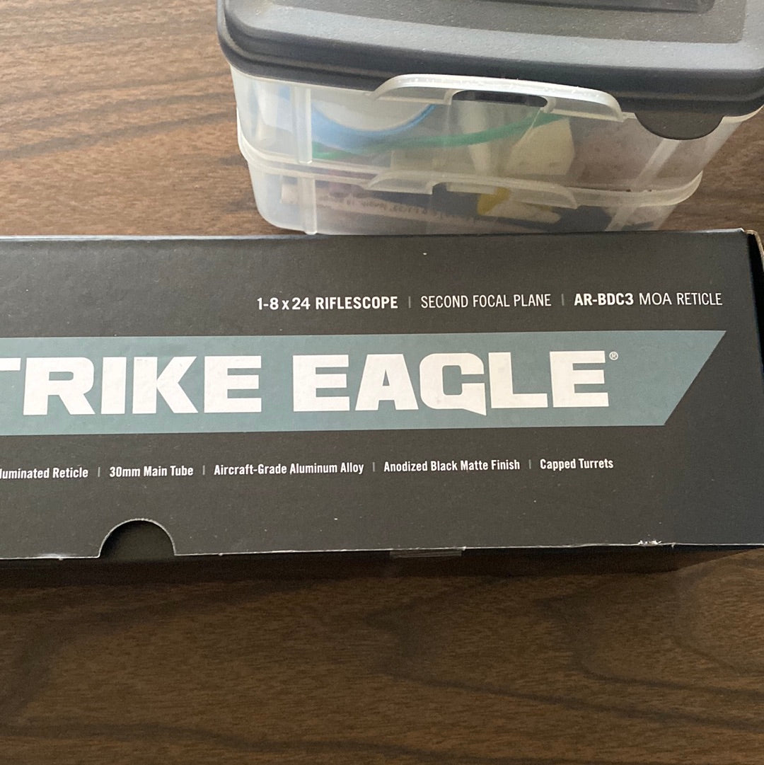 Vortex Strike Eagle 1-8 x 24 AR BDC3 MOA Reticle