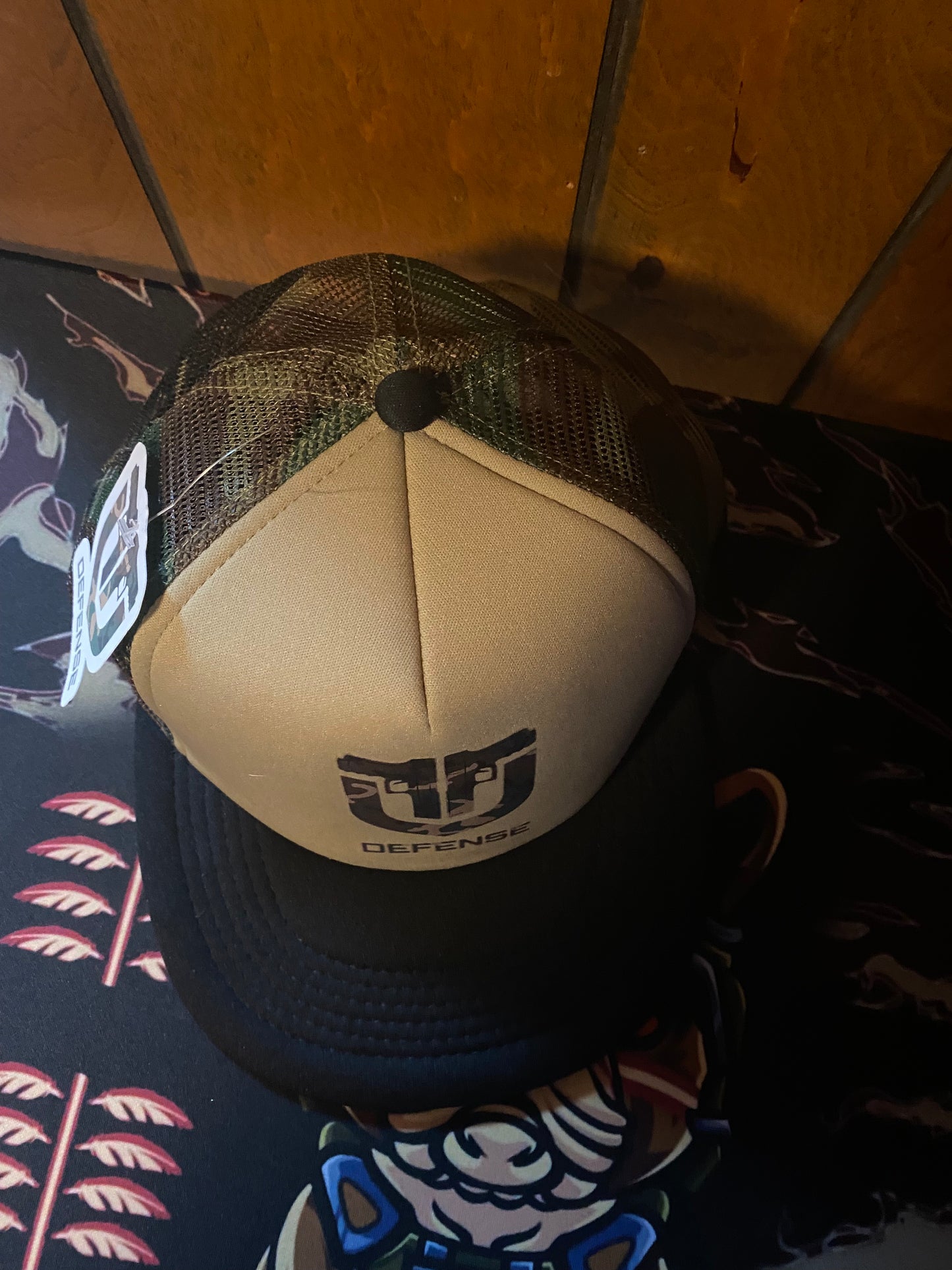 Foam Camo Trucker with Underdog Logo-Tri-Color