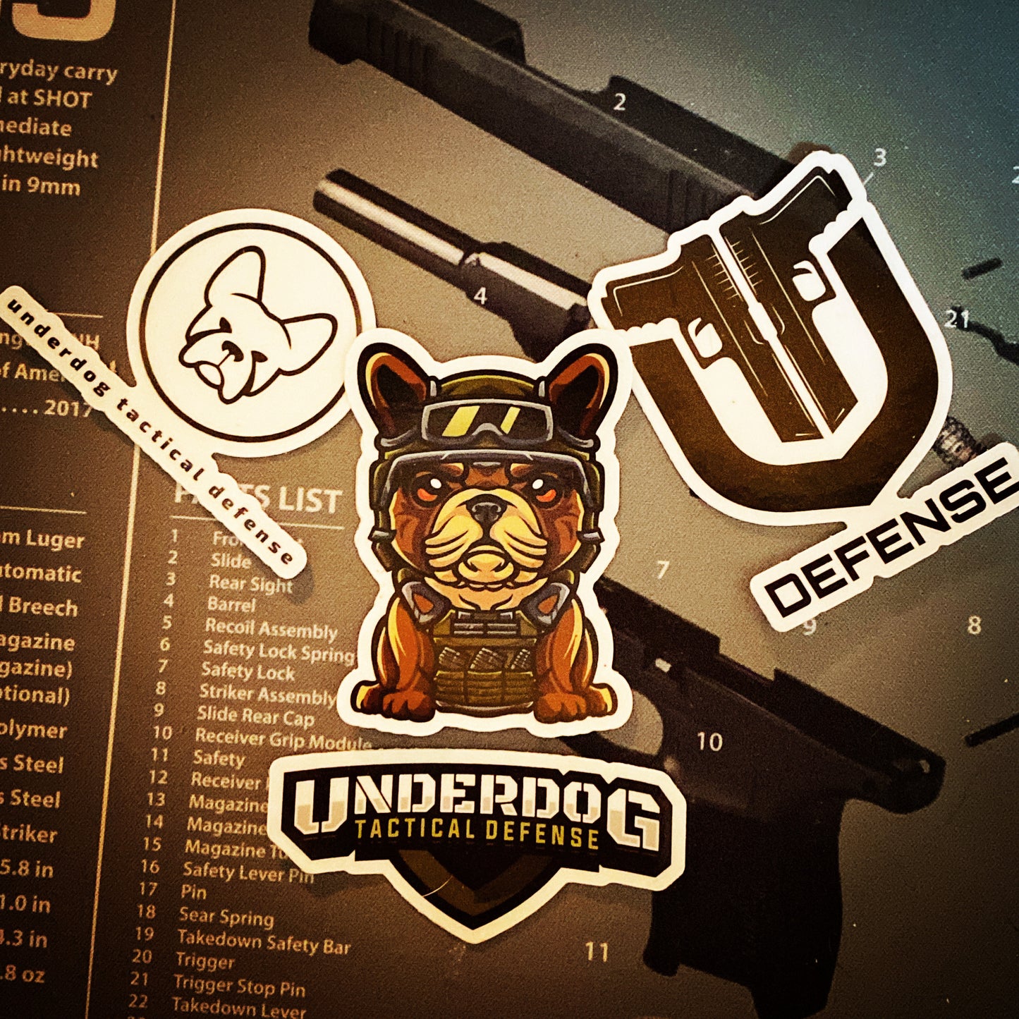 Underdog Sticker Swag Pack – Underdog Tactical Defense LLC
